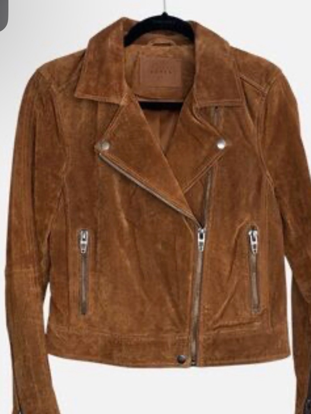 Blanknyc moto suede jacket